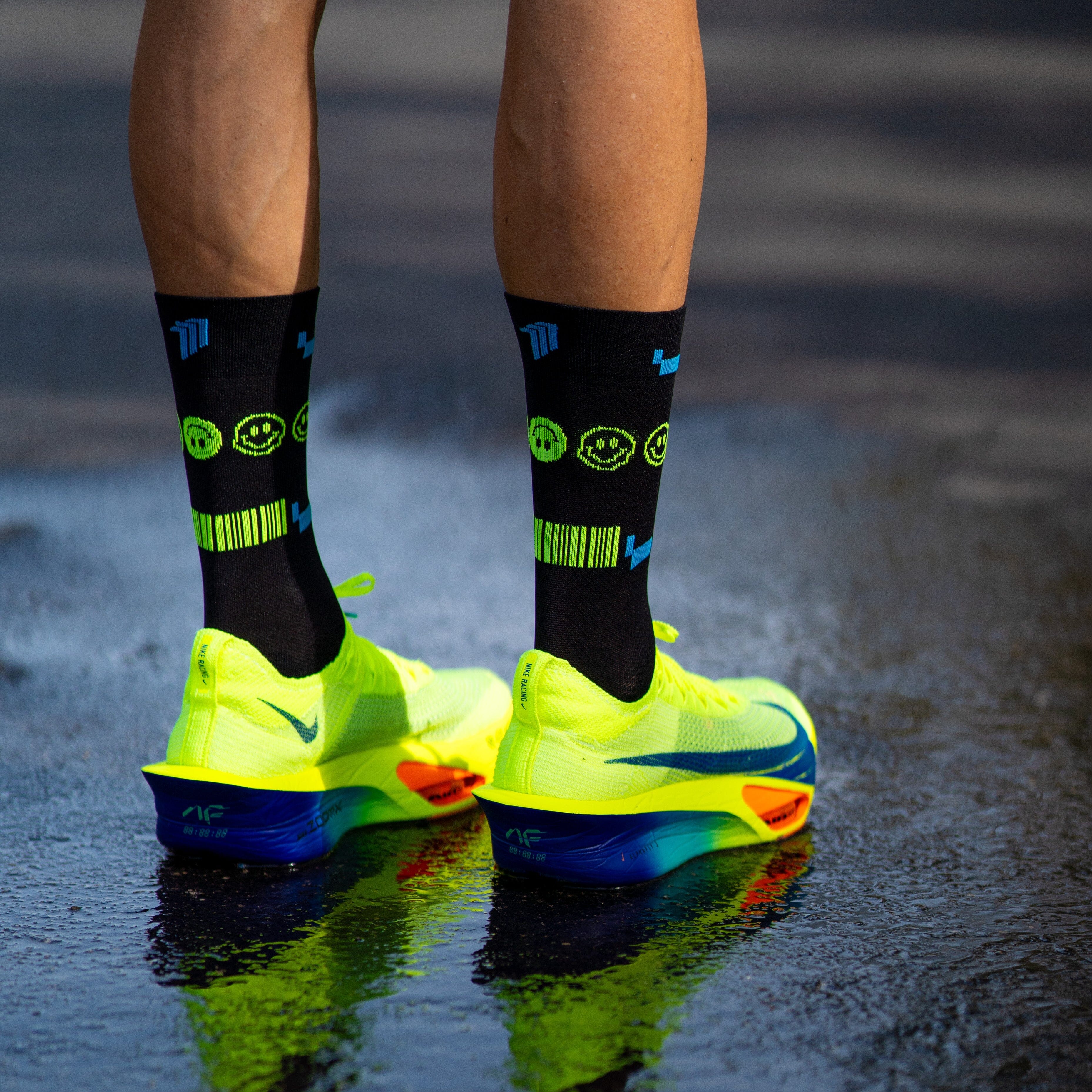 SPORCKS 80'S Night Black - Running Socks - Image 3