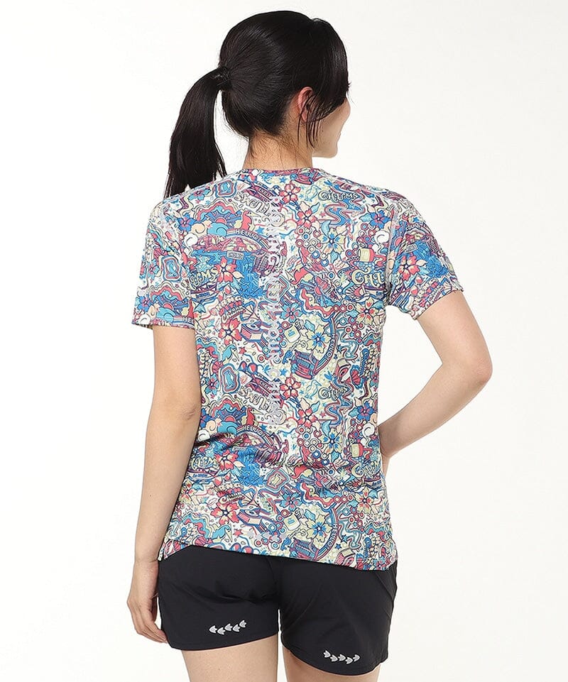 CHUMS Running All Pattern T-Shirt - Image 3