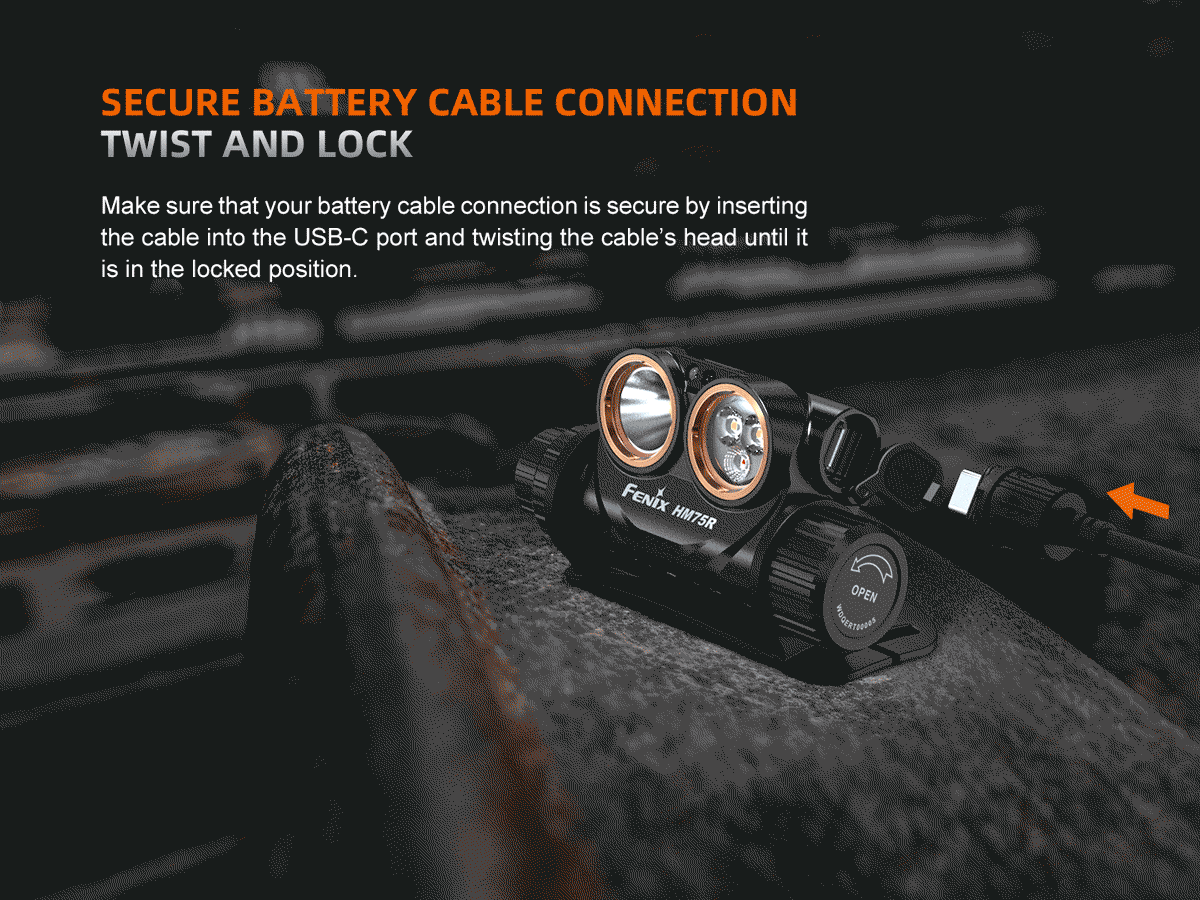 Fenix HM75R Rechargeable Headlamp - Image 8
