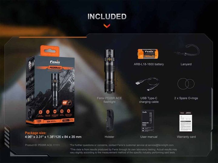 Fenix PD26R ACE Rechargeable Flashlight - Image 18
