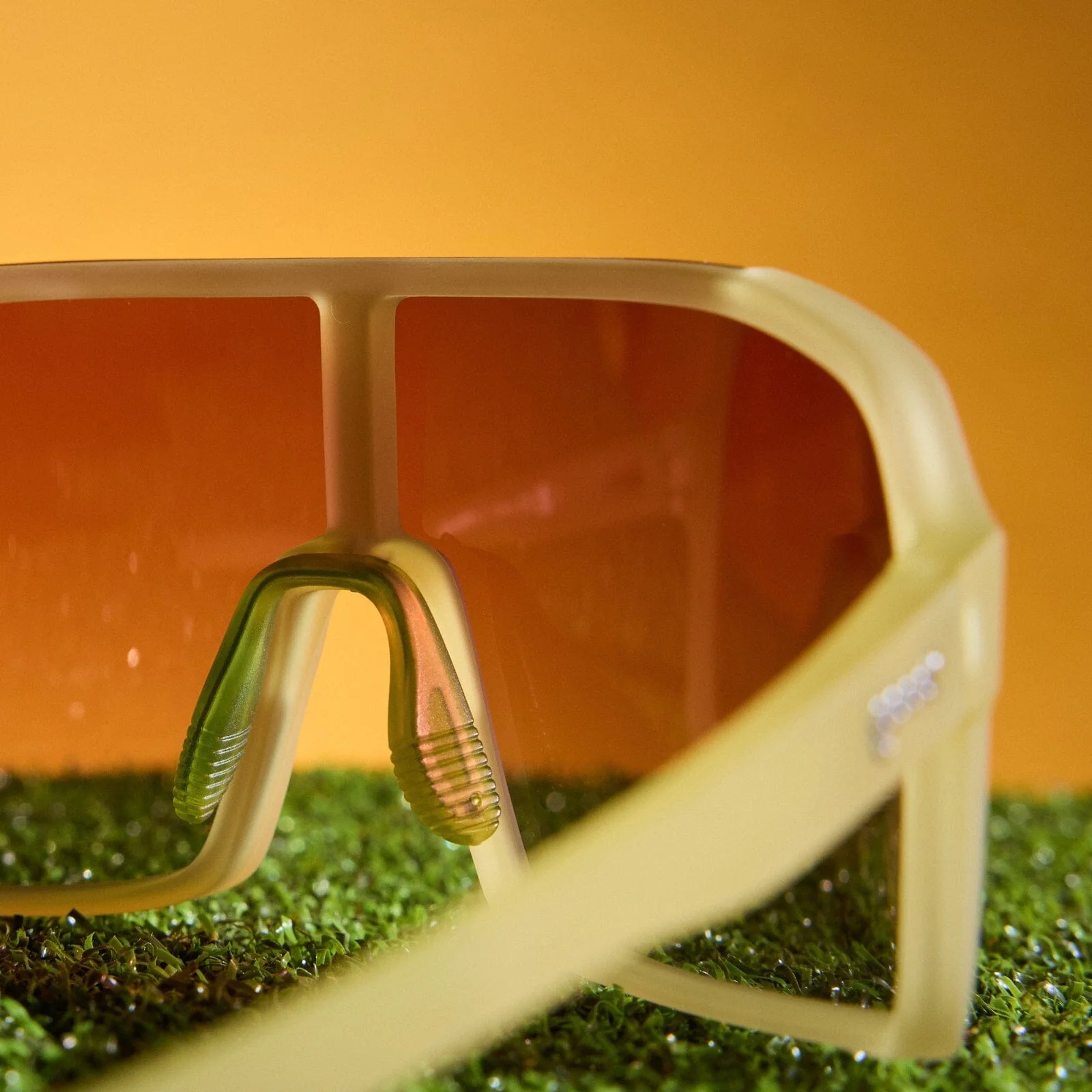 goodr Astro G - Sports Sunglasses - Guacamole Face Mask - Image 3