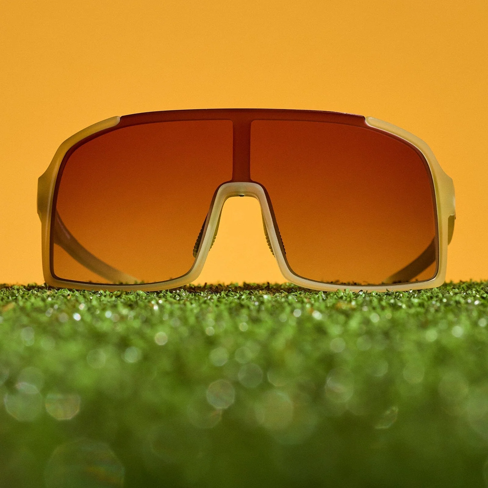 goodr Astro G - Sports Sunglasses - Guacamole Face Mask - Image 4