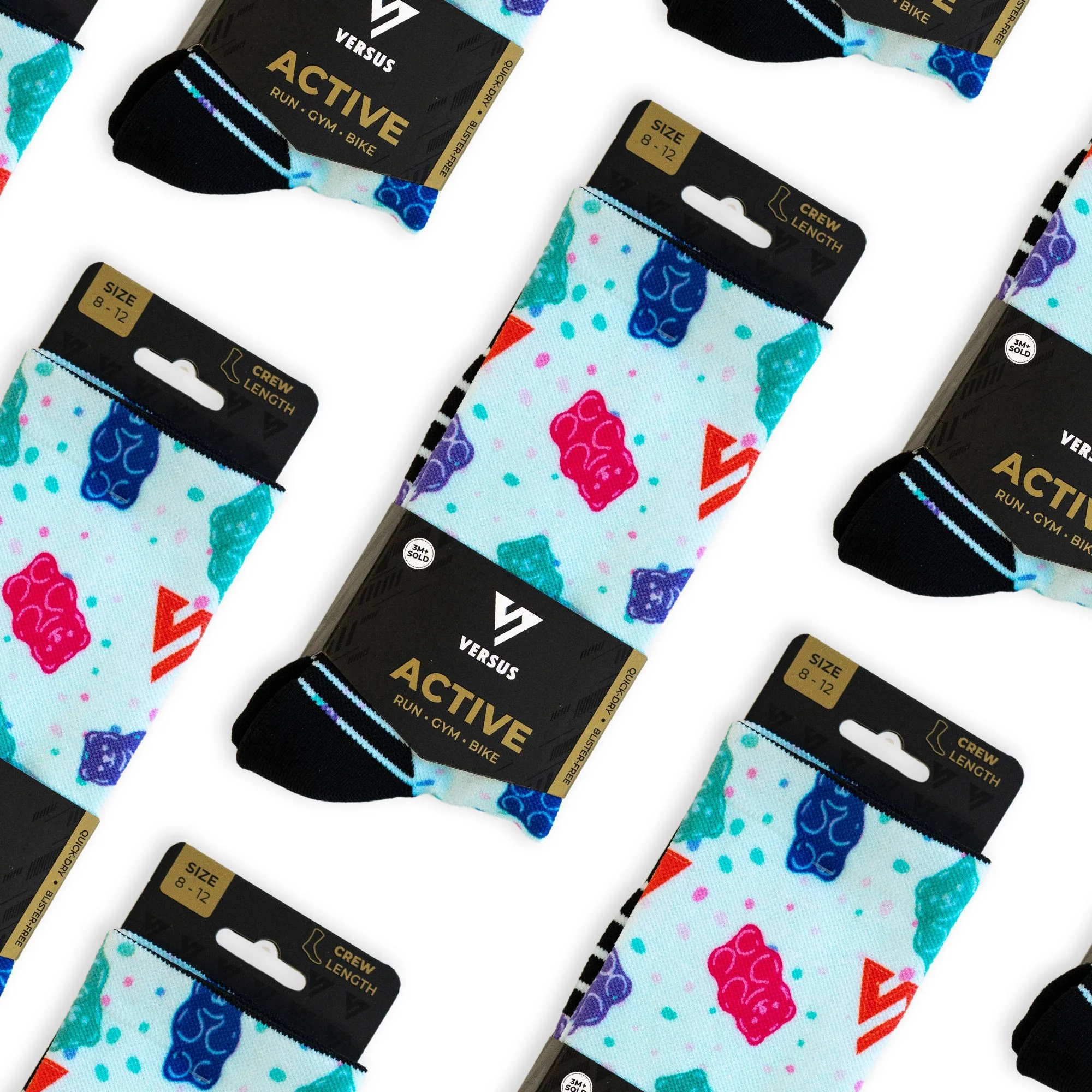 Versus Gummy Bear Active Crew Socks - Image 9