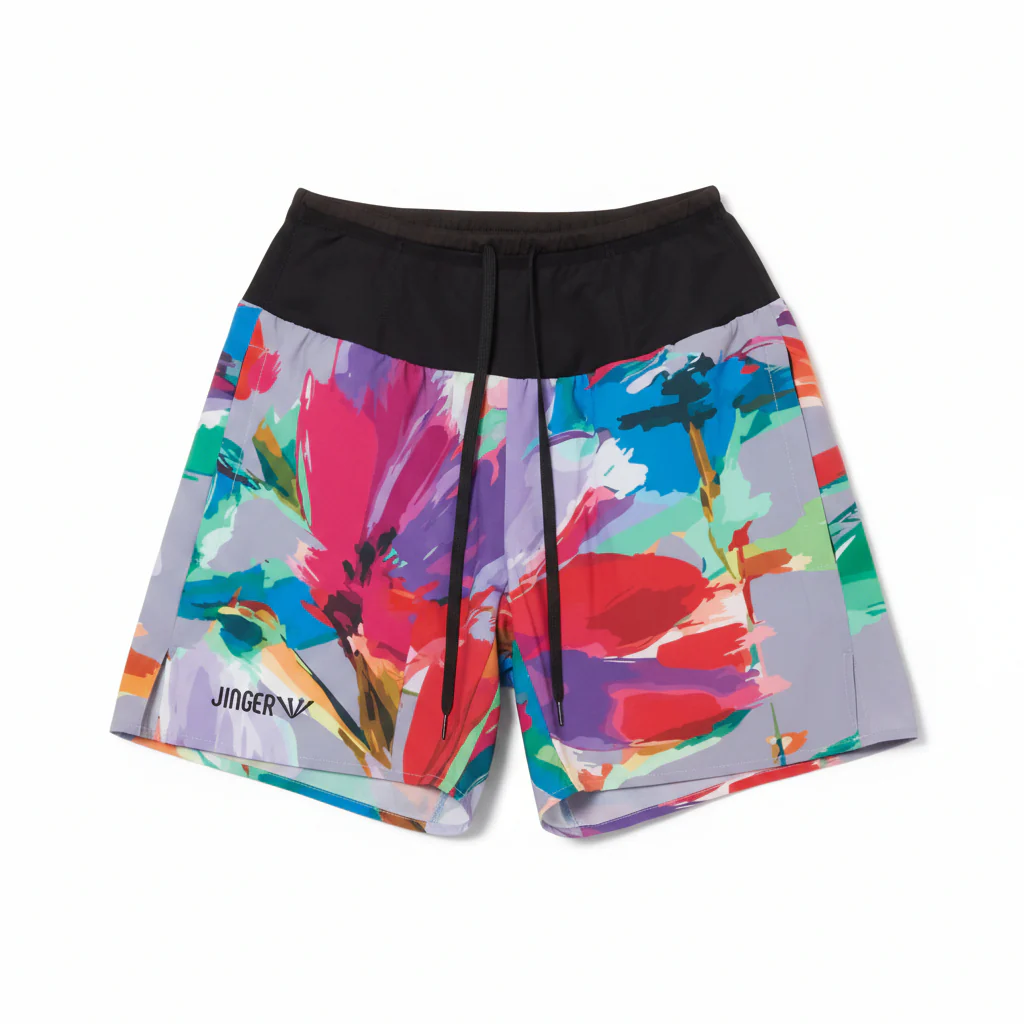 JINGER Unisex Multi-Pocket Running Shorts J-2080