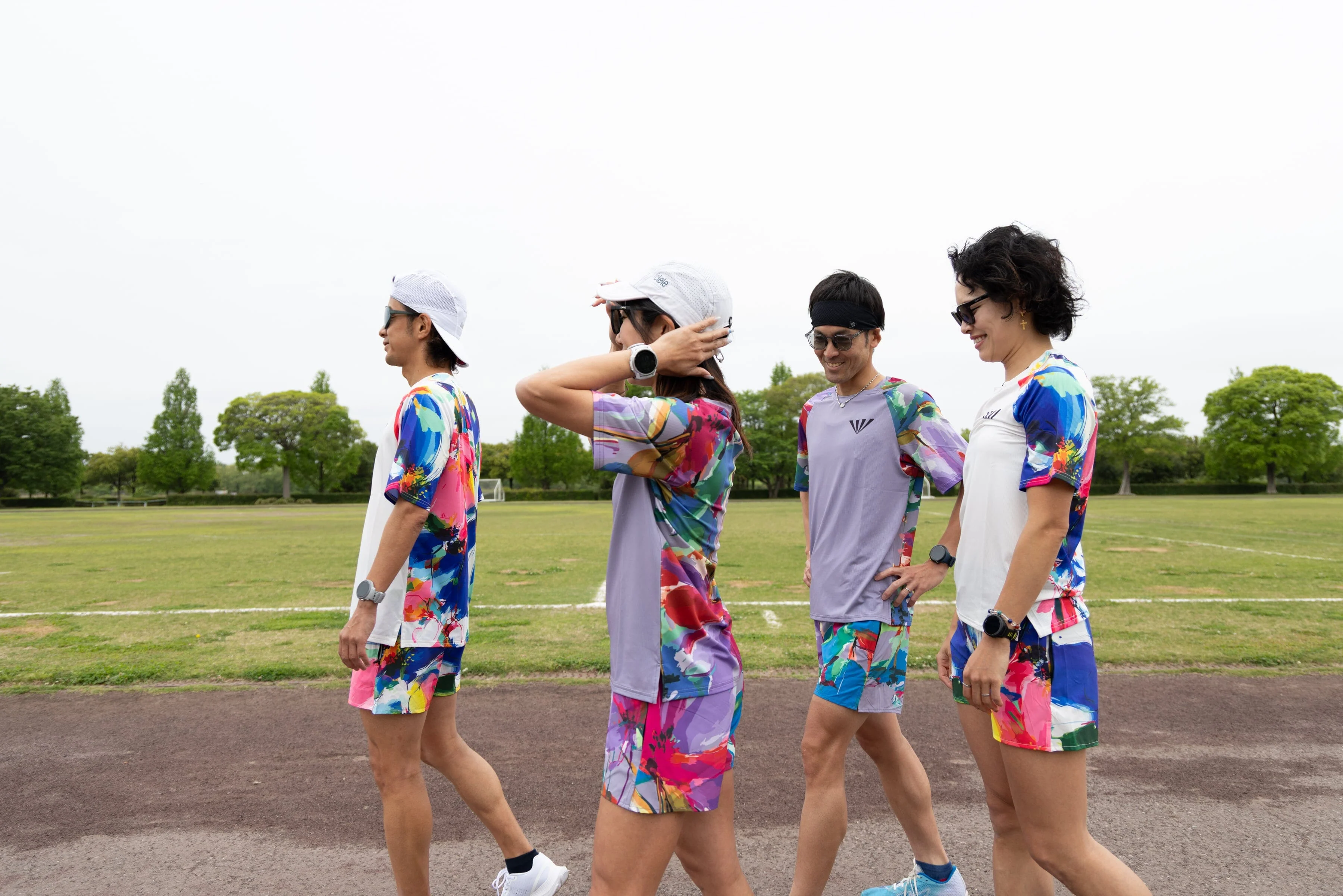JINGER Unisex Multi-Pocket Running Shorts J-2080 - Image 4