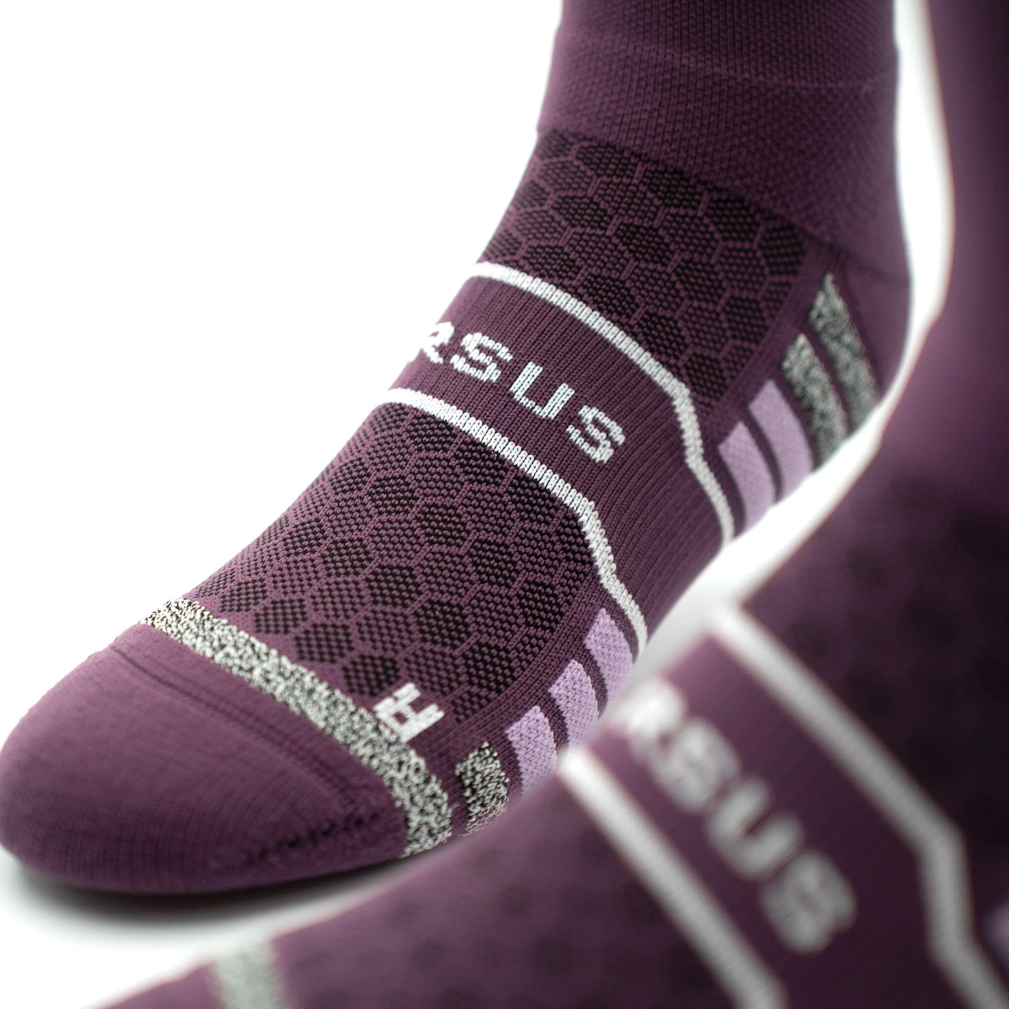 Versus Midnight Plum Trail Running Socks - Image 6
