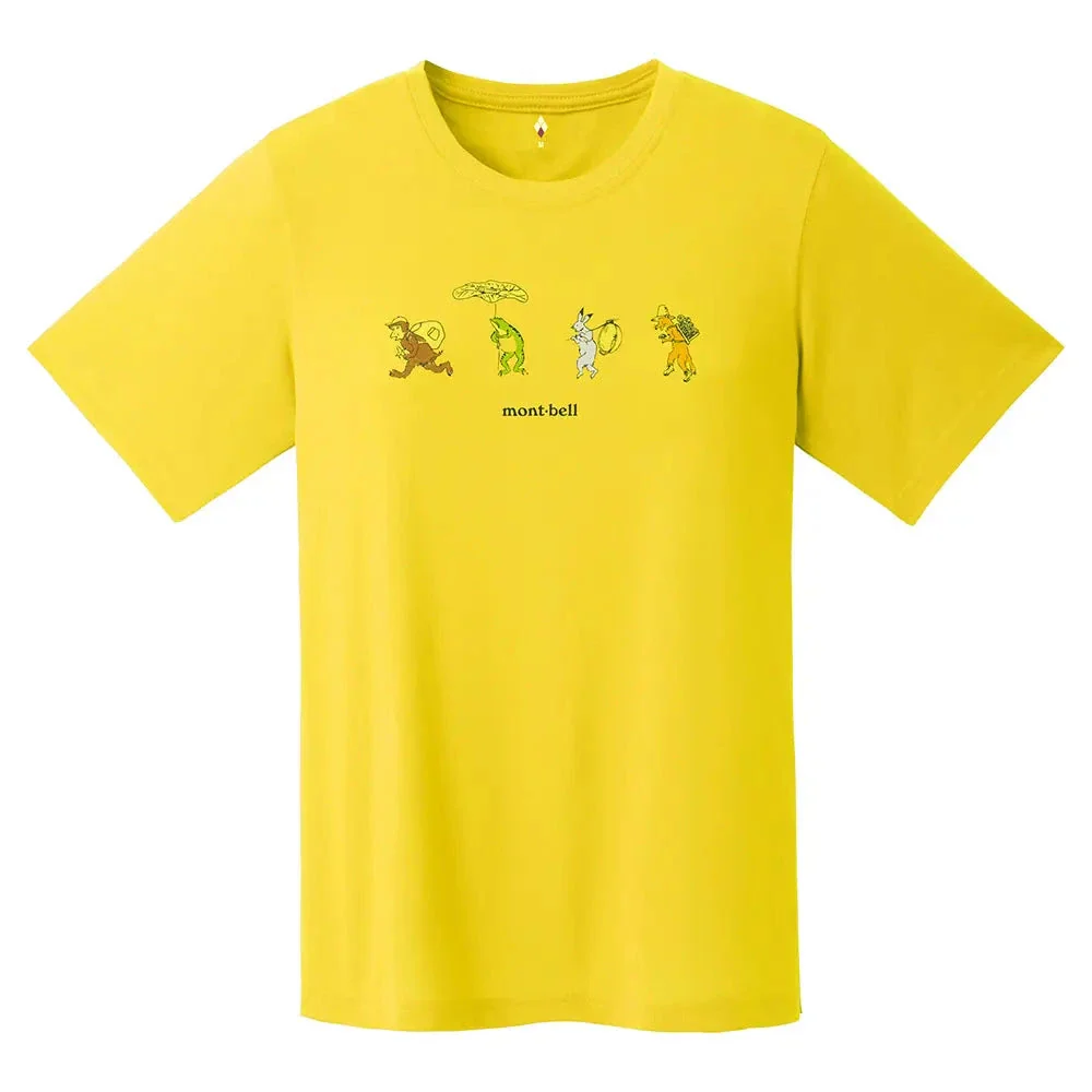 Montbell Wickron Tee Scrolls of Camping Animals Women's