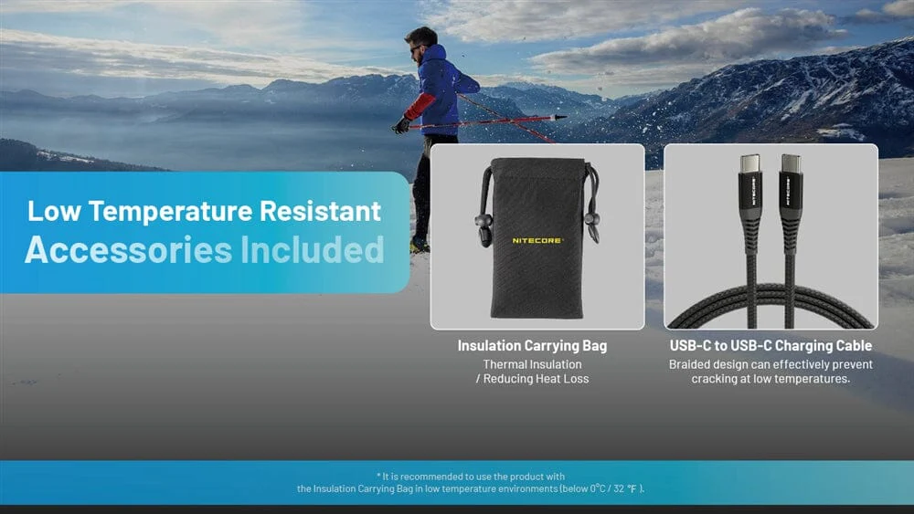 Nitecore Summit 10000 10,000mAh Power Bank for Low Temperatures - Image 4
