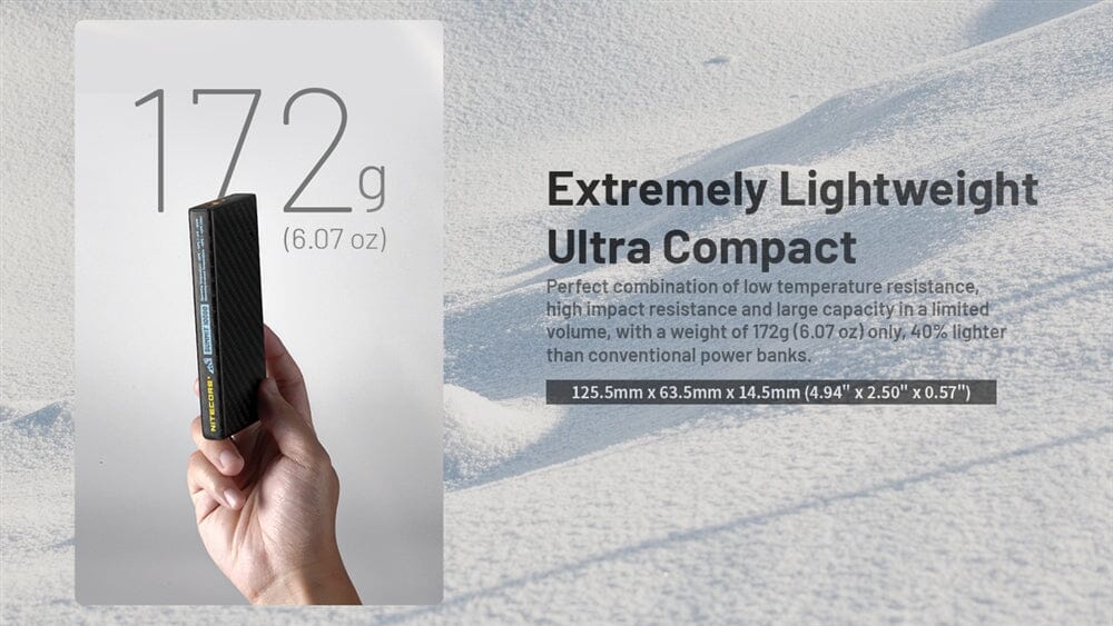 Nitecore Summit 10000 10,000mAh Power Bank for Low Temperatures - Image 5