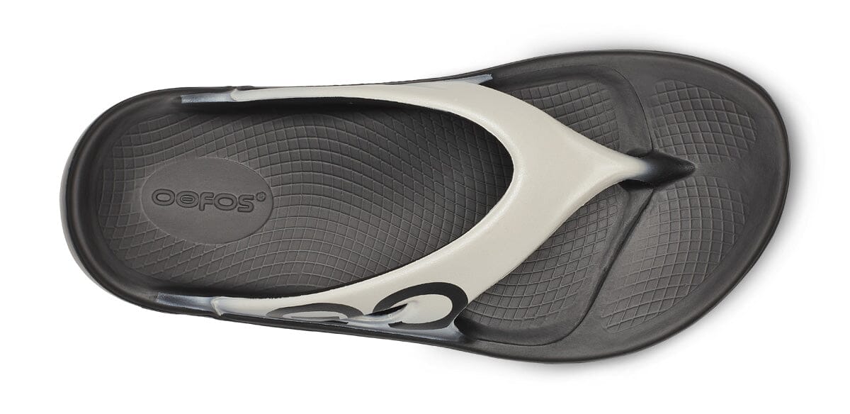 OOFOS Unisex OOriginal Sport Thong Sandal - Chalk - Image 6