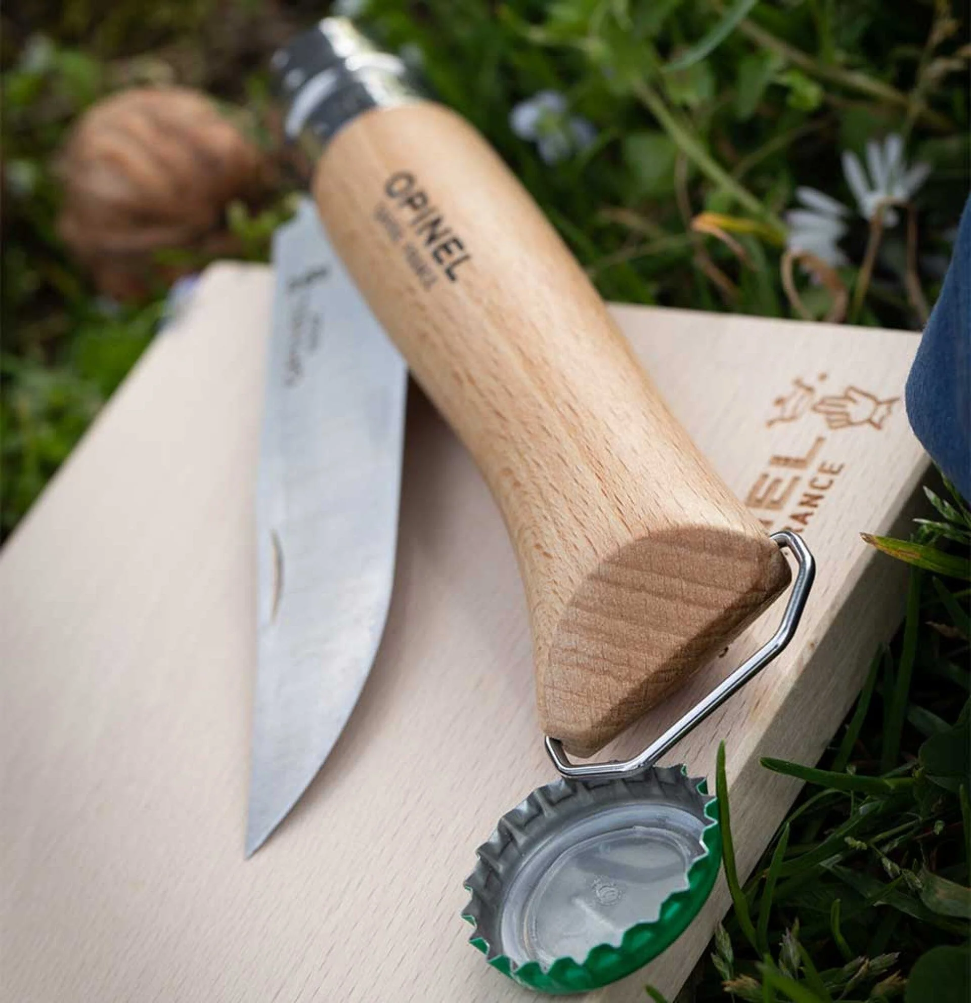 Opinel Pocket Knife N°10 Corkscrew Bottle Opener - Image 7