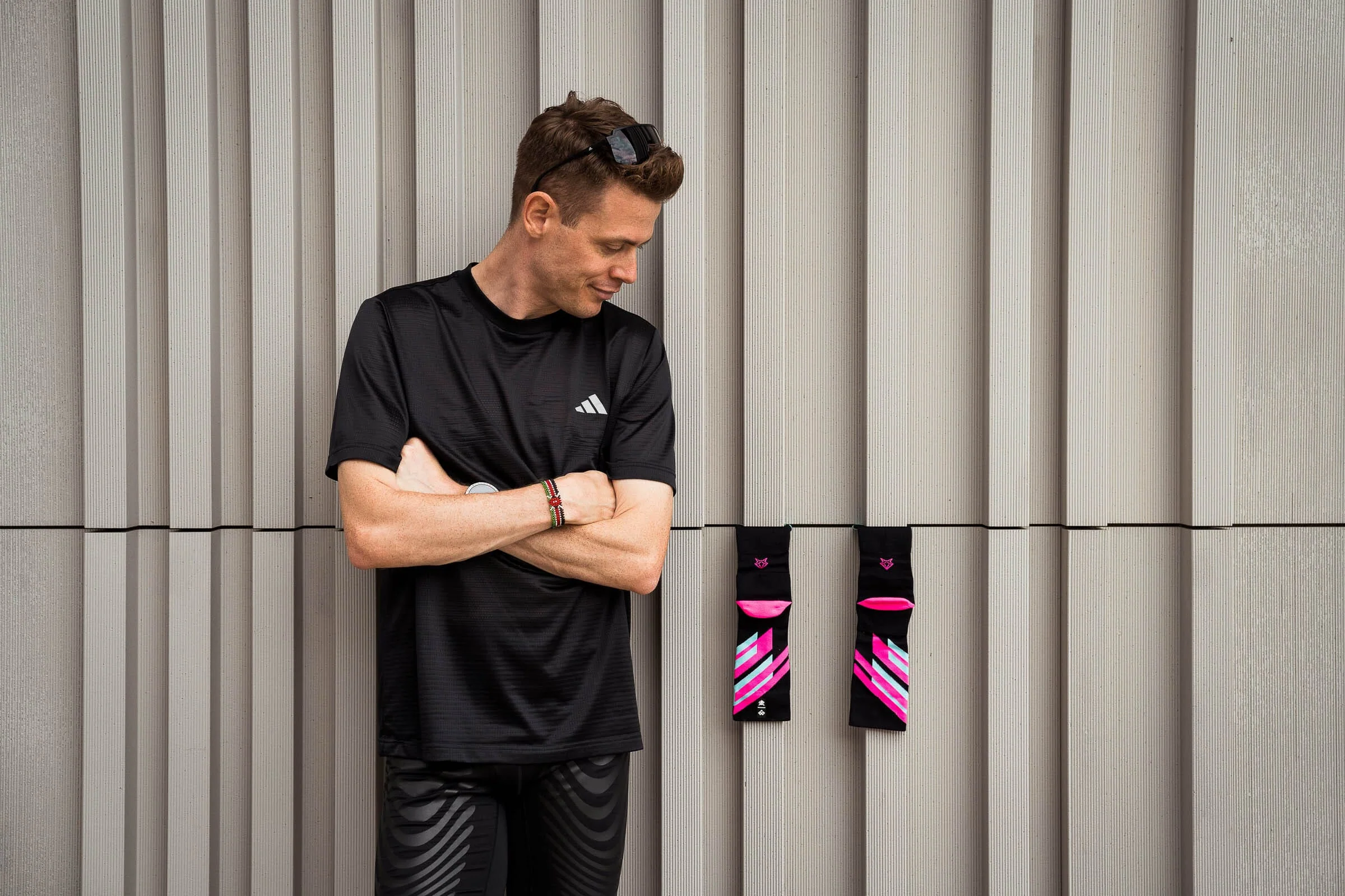 Incylence Renewed 97 Philipp Pflieger Training V4 Black Mint Pink Socks - Image 4