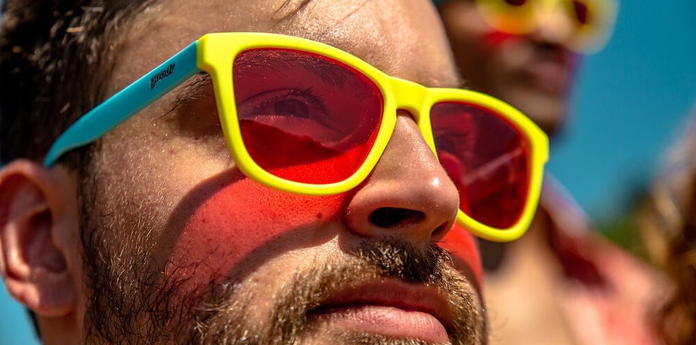 goodr OG - Sports Sunglasses - Pineapple Painkillers - Image 4