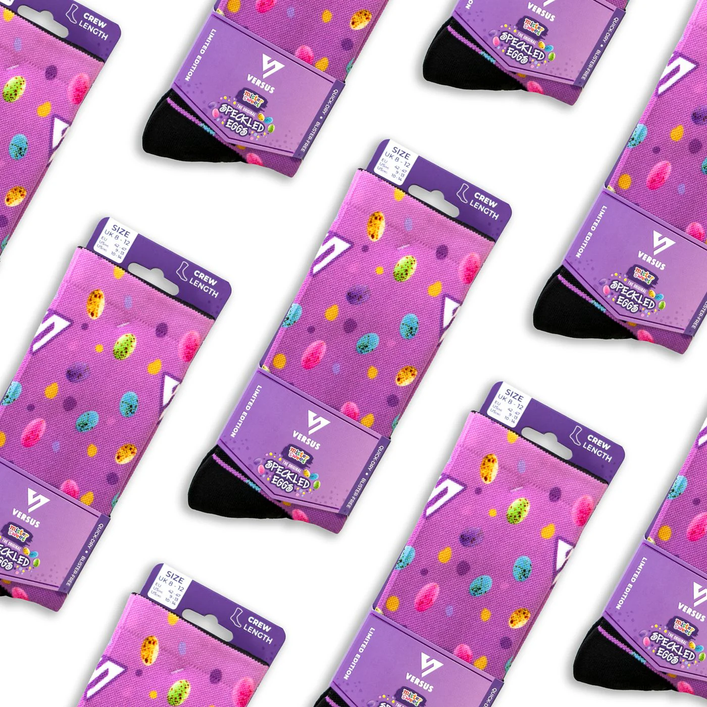 Versus Speckled Eggs Active Crew Socks - Image 6