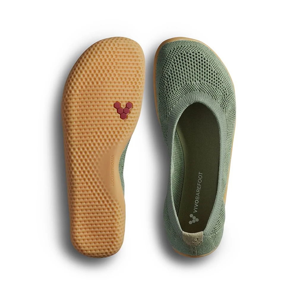 Vivobarefoot Asana Yin Ballerina Knit Womens Barefoot Shoes - Image 2