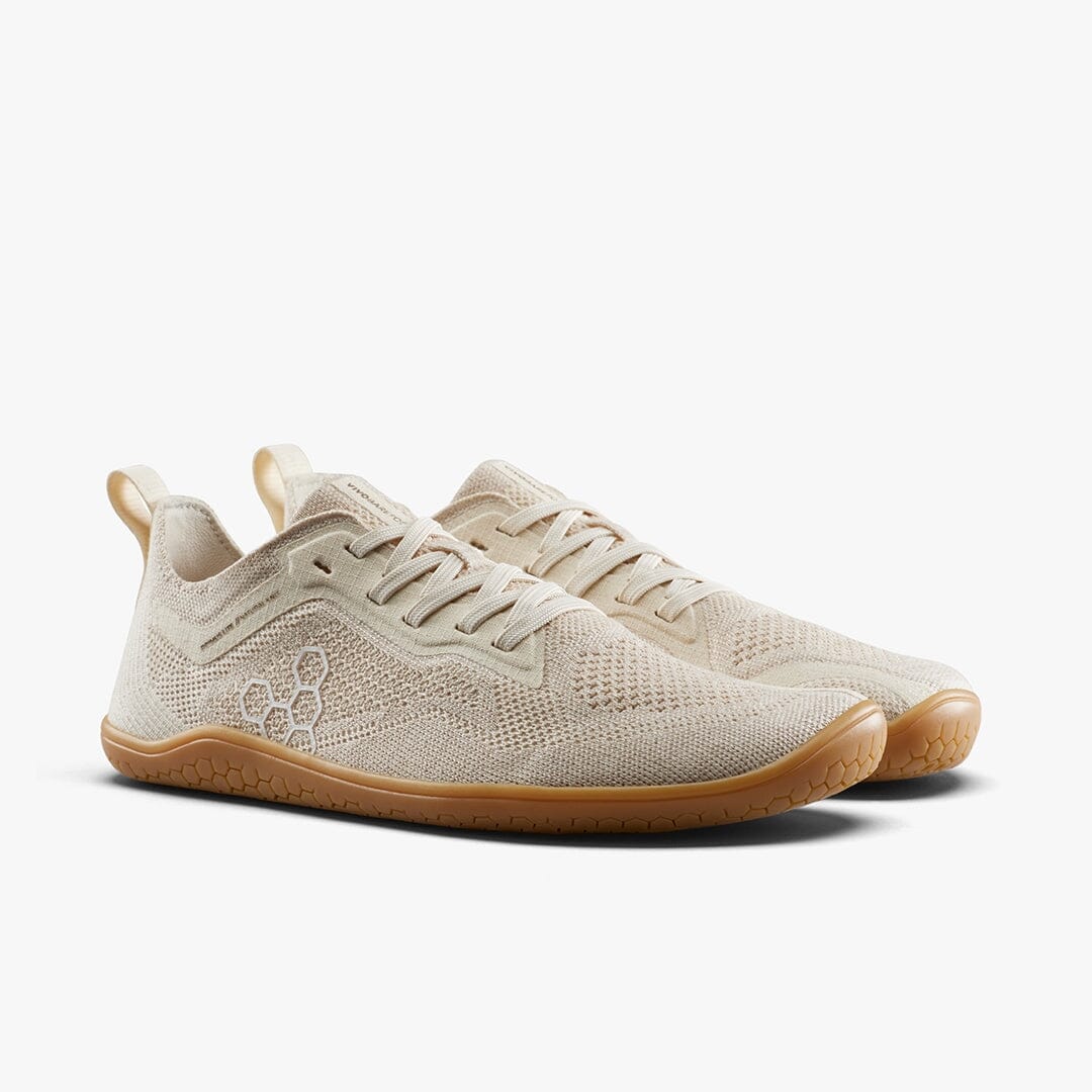 Vivobarefoot Primus Lite Knit Natural Mens Barefoot Shoes - Image 4