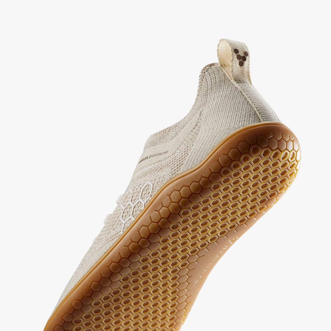 Vivobarefoot Primus Lite Knit Natural Mens Barefoot Shoes - Image 7